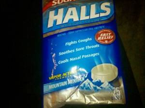 Halls Sugar Free Cough Drops