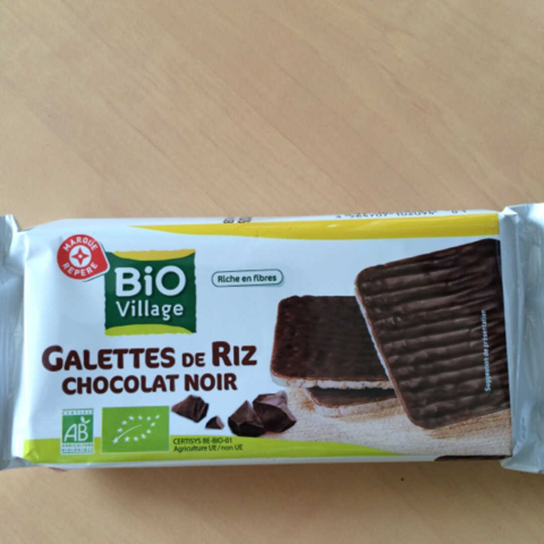 Bio Village Galette de Riz au Chocolat Noir