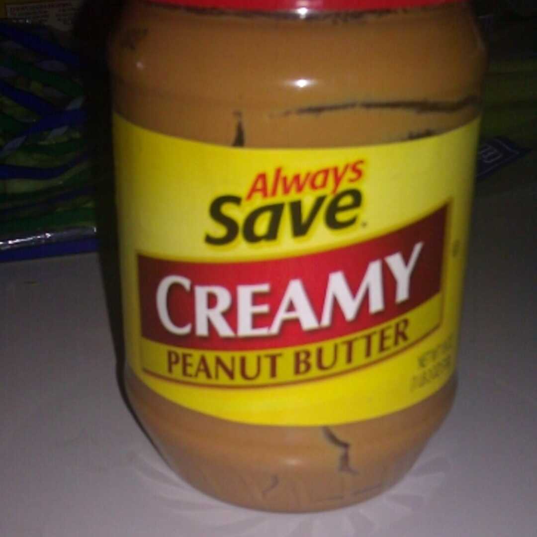 Always Save Creamy Peanut Butter
