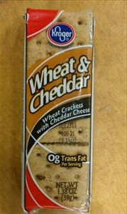 Kroger Wheat & Cheddar Cheese Crackers