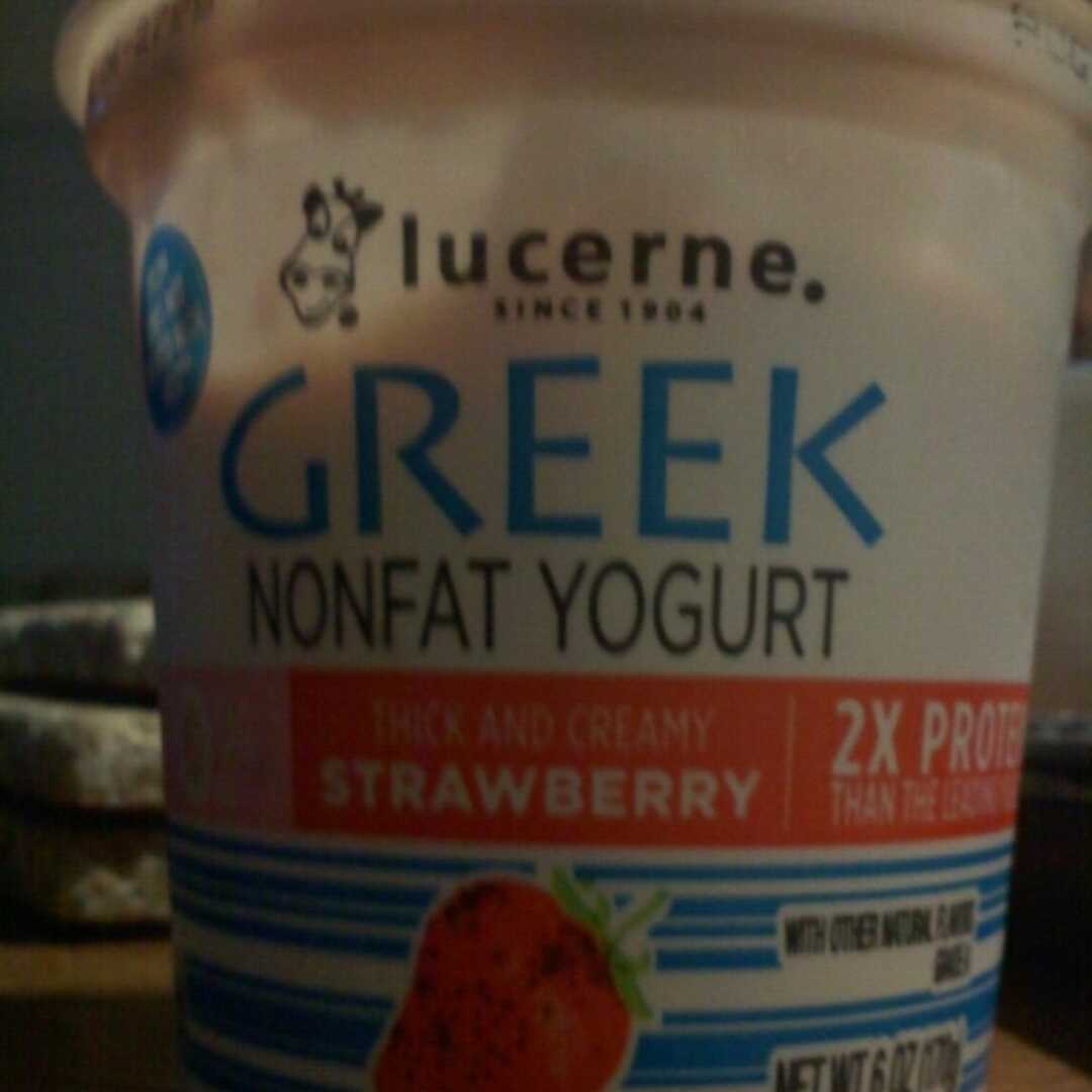 Lucerne Nonfat Greek Yogurt - Strawberry