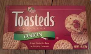 Keebler Toasteds Onion Crackers