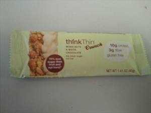 Think ThinkThin Crunch Bars - Mixed Nuts and White Chocolate