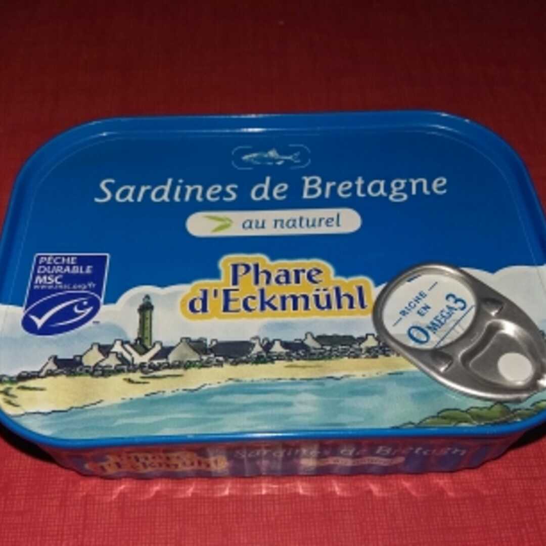 Phare d'Eckmühl Sardines de Bretagne au Naturel