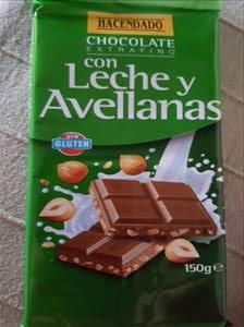 Hacendado Chocolate con Leche y Avellanas