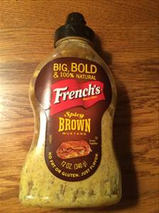French's 100% Natural Spicy Brown Mustard