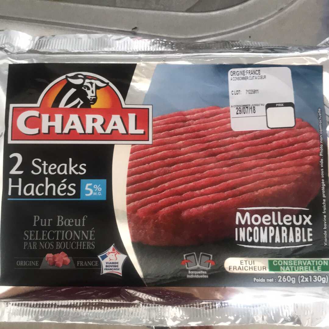 Steak haché viande bovine 5% MG CHARAL