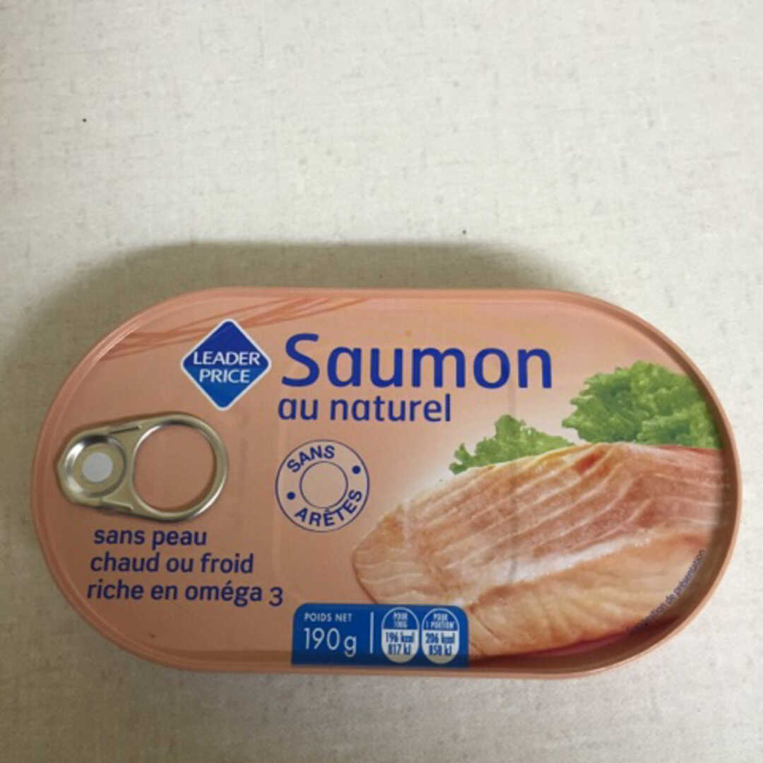 Leader Price Saumon au Naturel