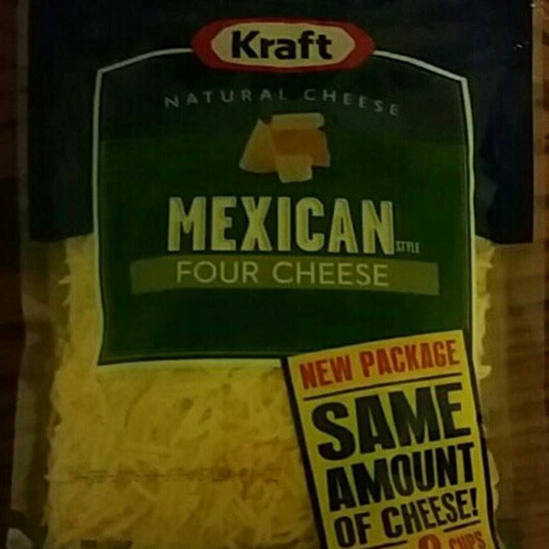 Kraft Reduced Fat Mexican 4 Cheese Blend