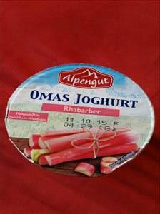 Alpengut Omas Joghurt Rhabarber