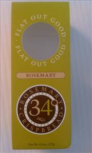 34-Degrees Rosemary Crispbread