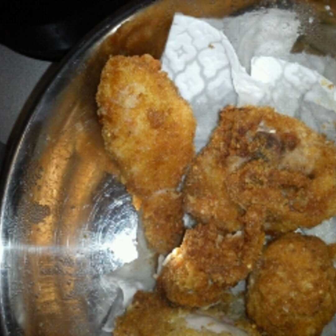 Baked or Fried Coated Chicken Drumstick with Skin