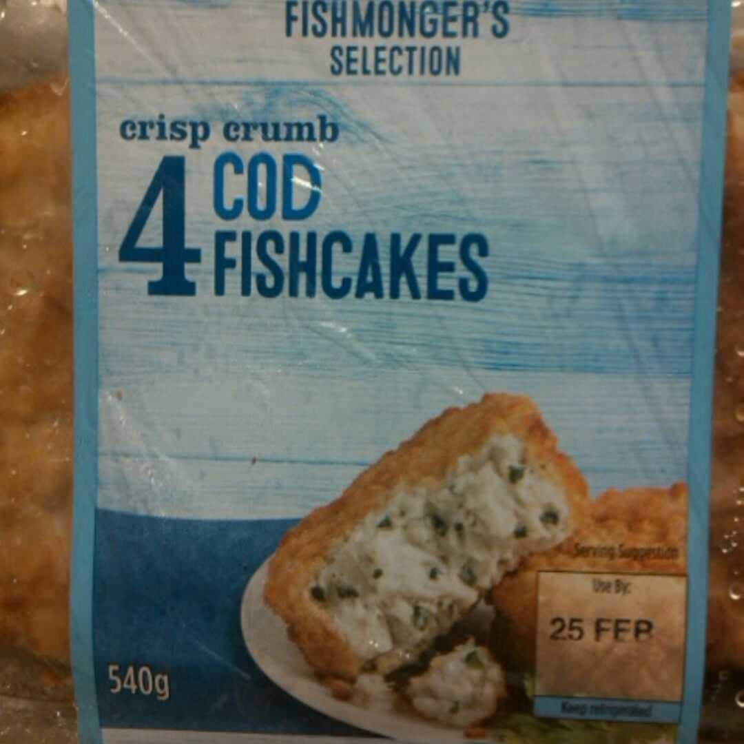 Asda Fishmongers Selection Cod Fishcakes