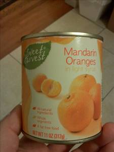 Tangerines (Mandarin Oranges, Drained, Juice Pack, Canned)