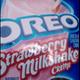 Oreo Strawberry Milkshake Creme Chocolate Sandwich Cookie