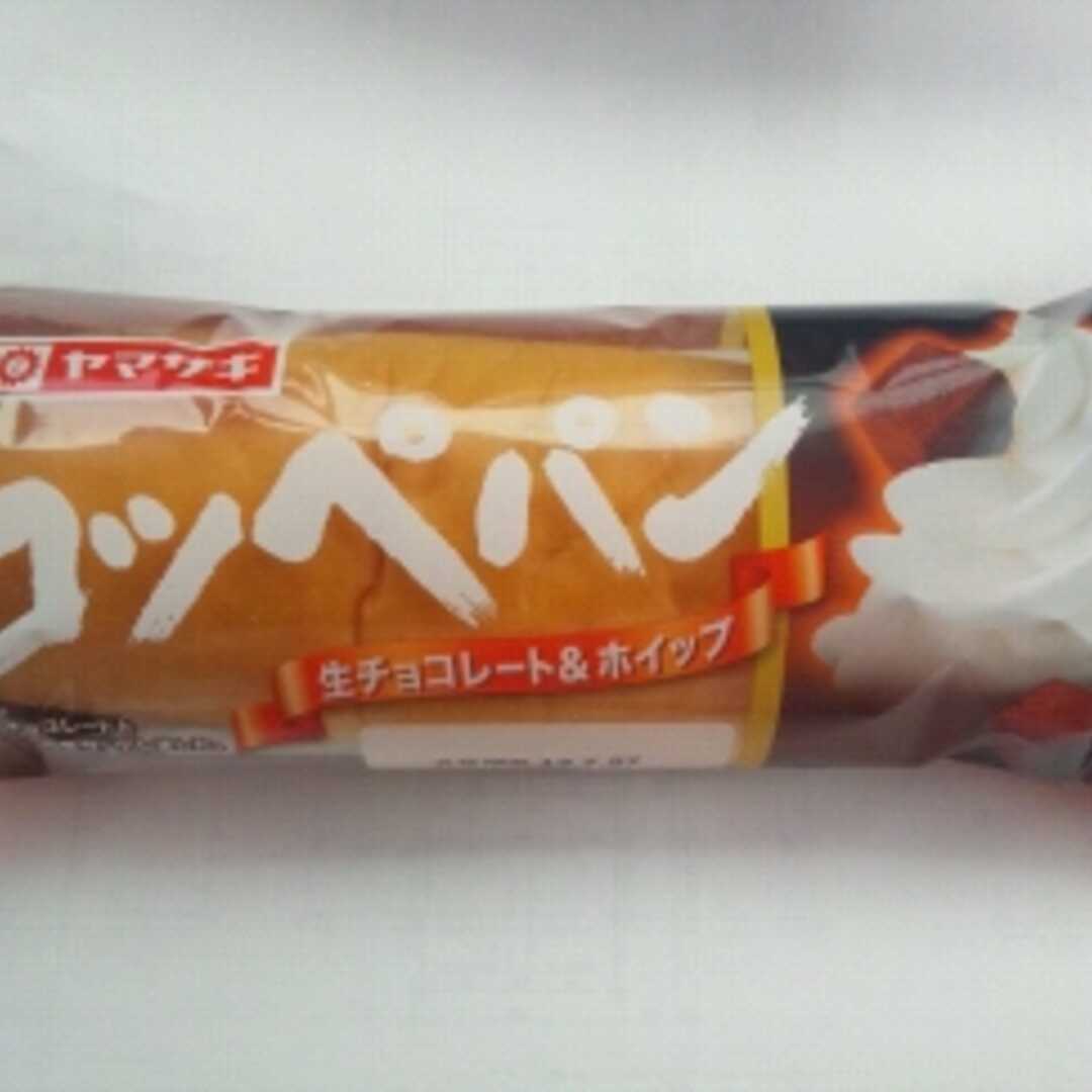 山崎製パン コッペパン 生チョコレート&ホイップ