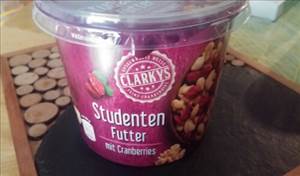 Clarky's Studenten Futter mit Cranberries