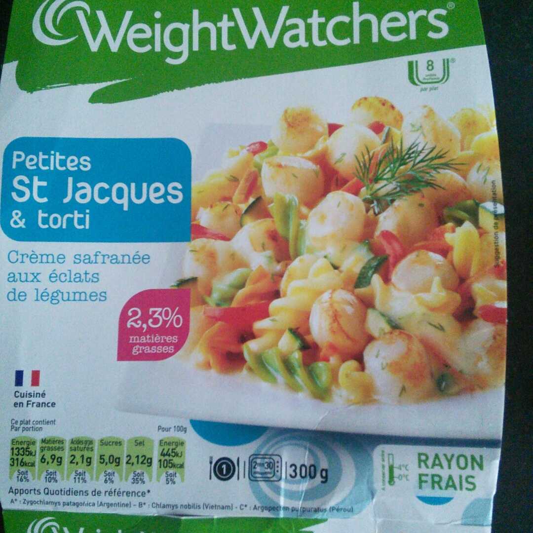 WEIGHT WATCHERS Tagliatelles aux Saint-Jacques et fruits de mers 1 portion  380g pas cher 