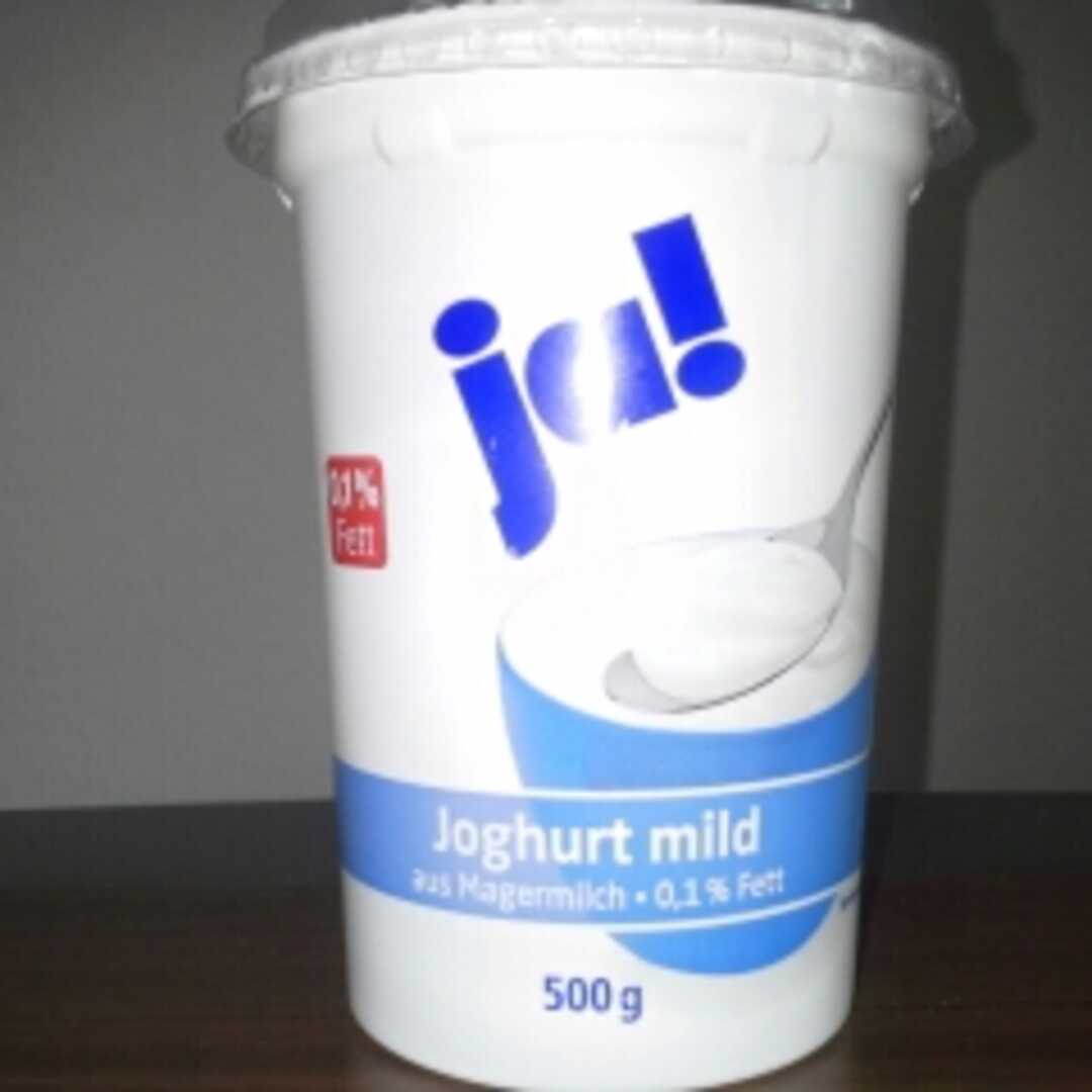 Ja! Joghurt Mild aus Magermilch 0,1% Fett