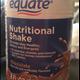 Equate Chocolate Nutritional Shake