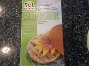 Sol Cuisine Sprouted Quinoa Chia Burger