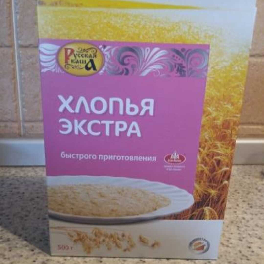 Русская Каша Хлопья Экстра