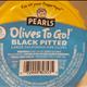 Pearls Olives to Go Black Pitted