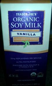 Trader Joe's Organic Vanilla Soy Milk