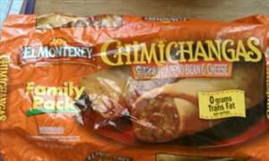 El Monterey Spicy Jalapeno Bean & Cheese Chimichangas