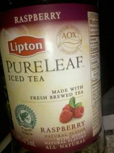 Lipton Pure Leaf Iced Tea Black Tea with Raspberry (Bottle)