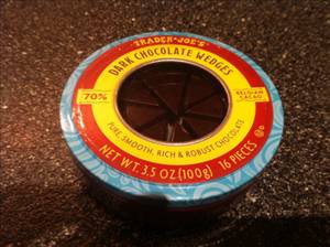 Trader Joe's 70% Dark Chocolate Wedges