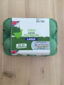 Tesco British Free Range Eggs Large