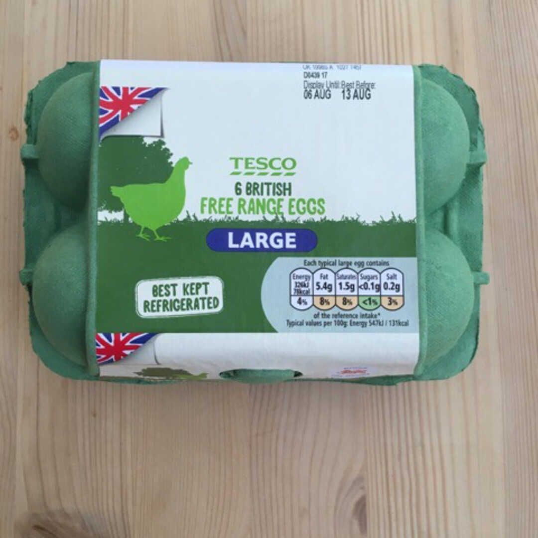 Tesco British Free Range Eggs Large