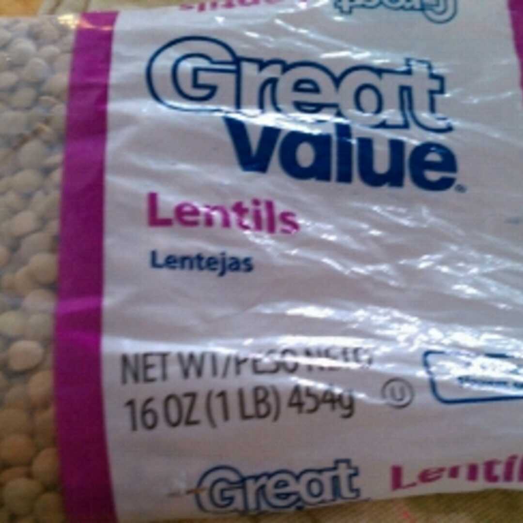 Great Value Lentils