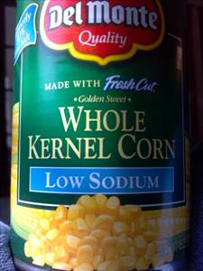 Del Monte Low Sodium Whole Kernel Corn