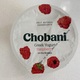 Chobani Raspberry Blended Greek Yogurt