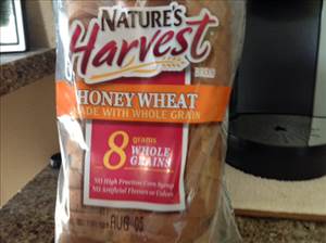 Nature's Harvest Honey Wheat Bread