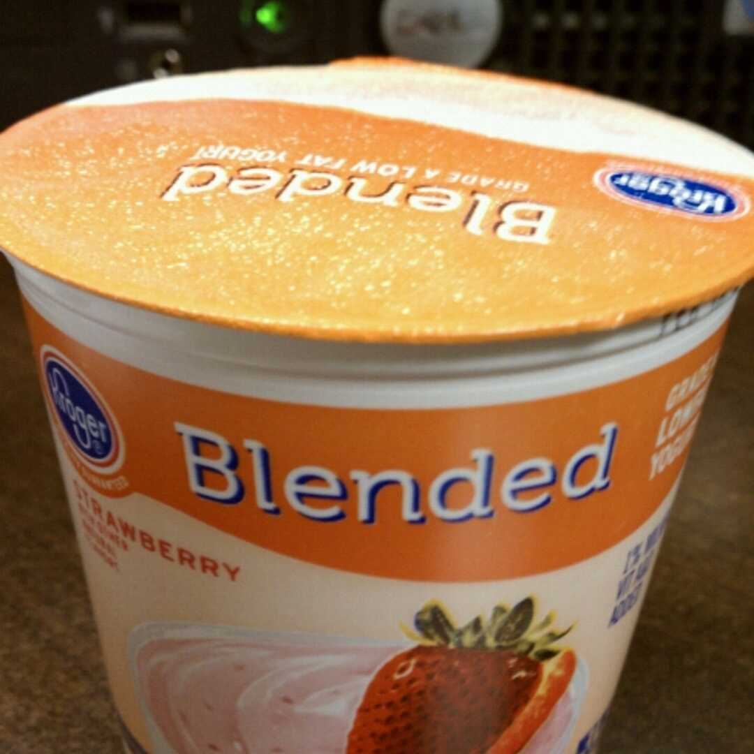 Kroger Blended Strawberry Yogurt (6 oz)