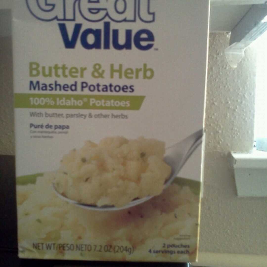Great Value Butter & Herb Mashed Potatoes
