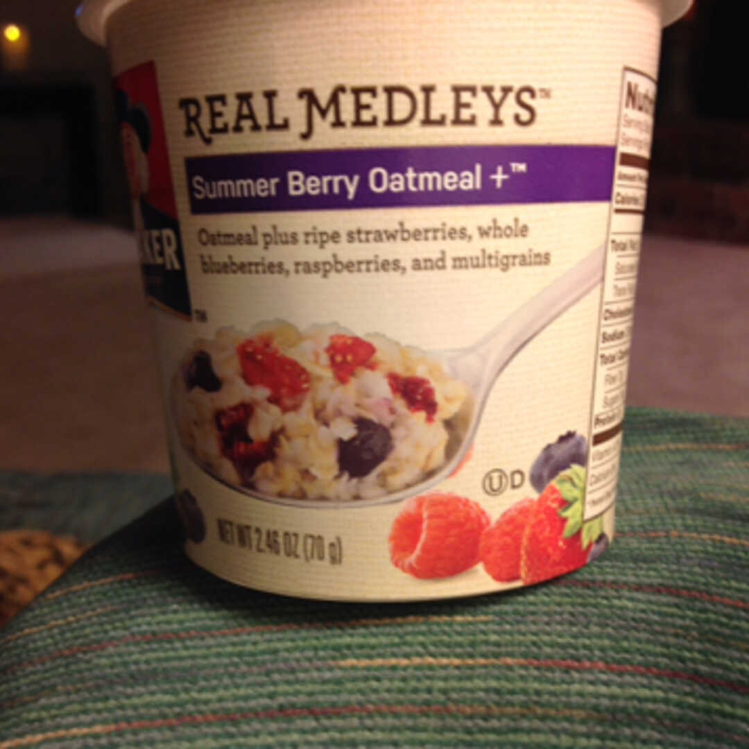 Quaker Real Medleys - Summer Berry Oatmeal