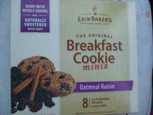 Erin Baker's Mini Oatmeal Raisin Breakfast Cookie
