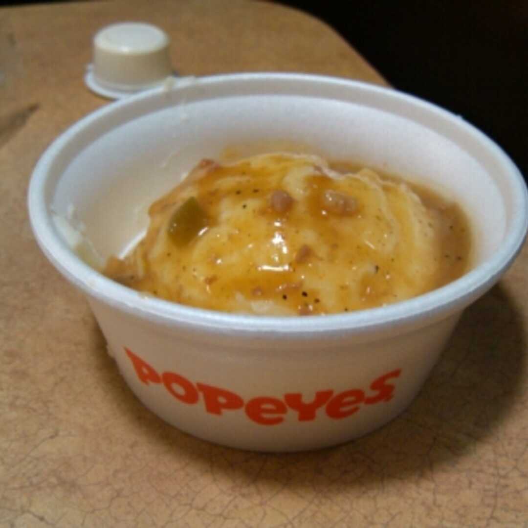 Popeyes Chicken & Biscuits Mashed Potatoes with Gravy