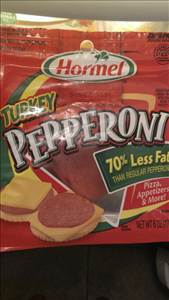 Hormel Turkey Pepperoni 70% Less Fat
