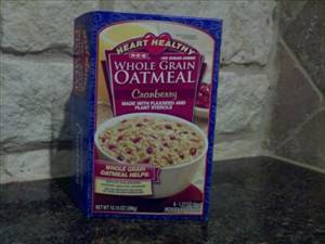 HEB Heart Healthy Whole Grain Oatmeal - Cranberry