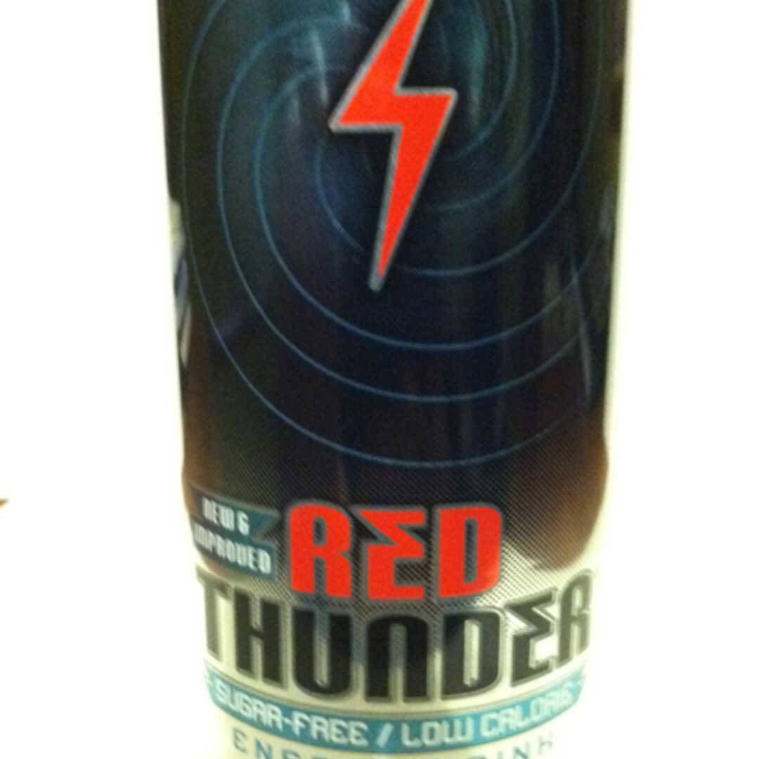 Calories in Aldi Sugar Red Thunder Energy Drink and Nutrition Facts