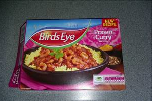 Birds Eye Prawn Curry with Rice