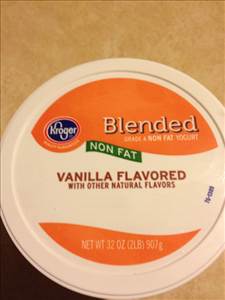 Kroger Fat Free Vanilla Yogurt
