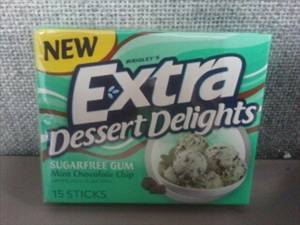 Wrigley Extra Dessert Delights Sugarfree Gum - Mint Chocolate Chip