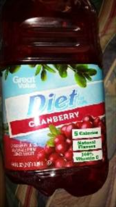 Great Value Diet Cranberry Juice