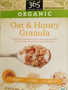 365 Organic Oat & Honey Granola
